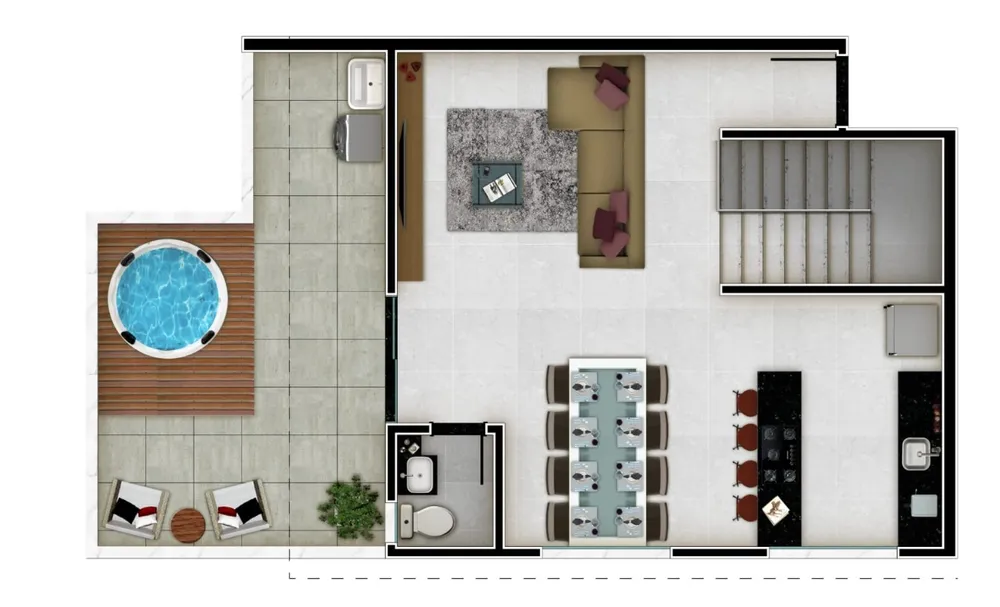Cobertura, 3 quartos, 121 m² - Foto 11