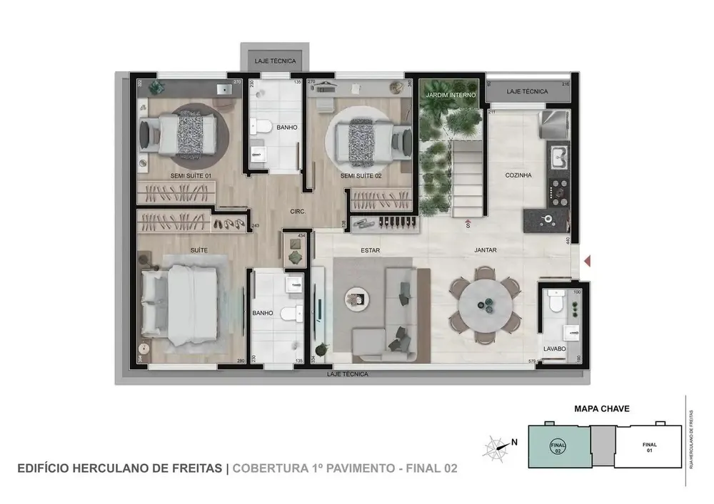 Apartamento, 3 quartos, 172 m² - Foto 4