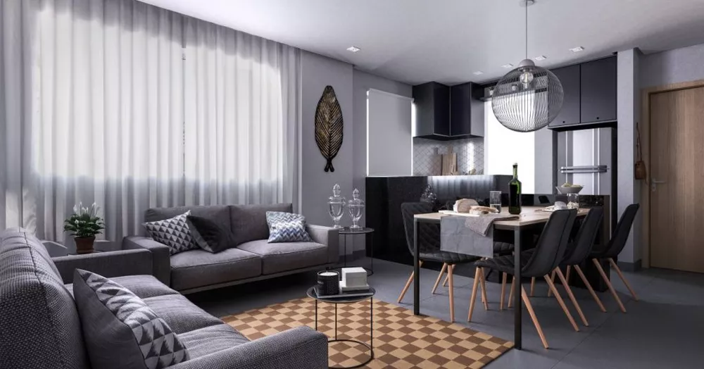 Apartamento à venda com 2 quartos, 62m² - Foto 1