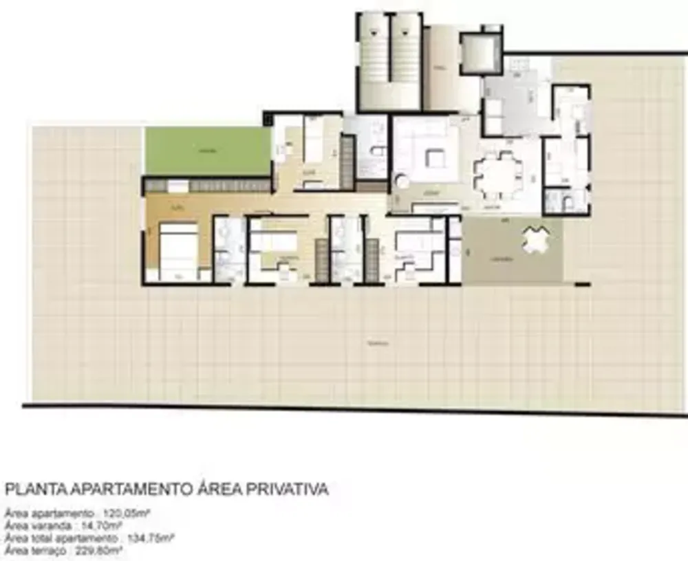 Apartamento, 4 quartos, 133 m² - Foto 1