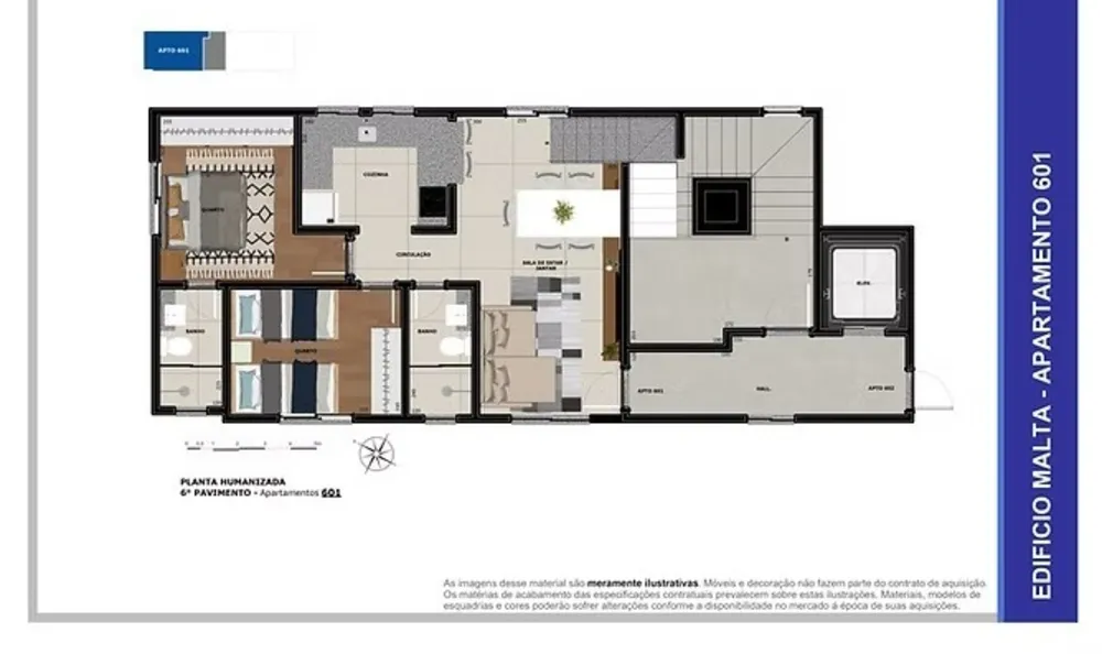 Cobertura, 3 quartos, 114 m² - Foto 3
