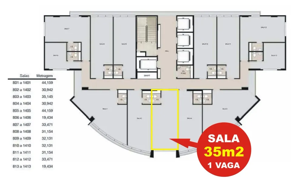 Sala-Conjunto, 35 m² - Foto 5