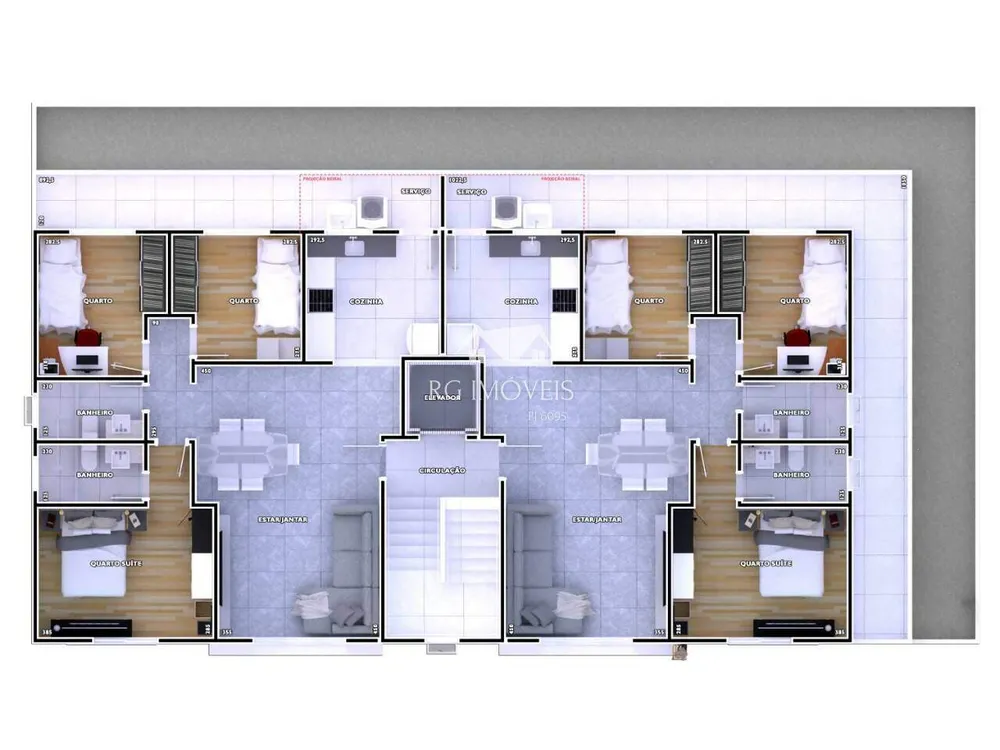 Apartamento, 3 quartos, 100 m² - Foto 4