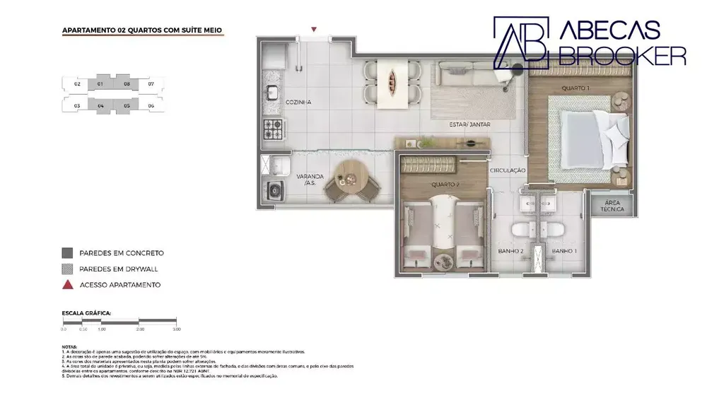 Apartamento, 1 quarto, 27 m² - Foto 2