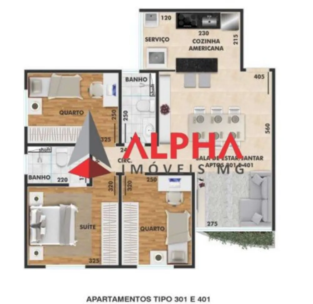 Apartamento, 3 quartos, 109 m² - Foto 6
