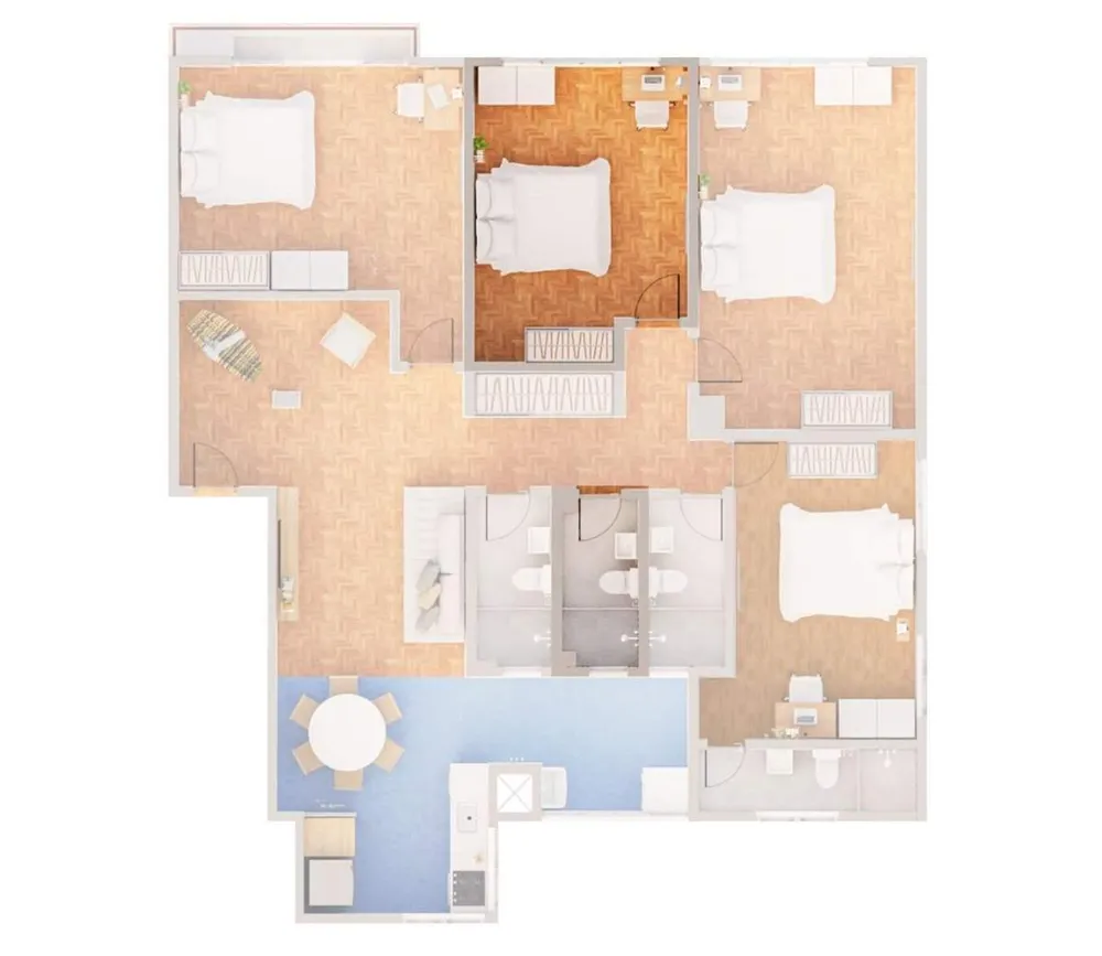 Apartamento, 4 quartos, 145 m² - Foto 1