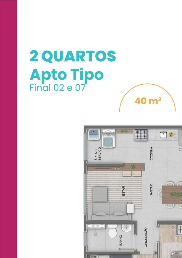 Apartamento, 2 quartos, 44 m² - Foto 13