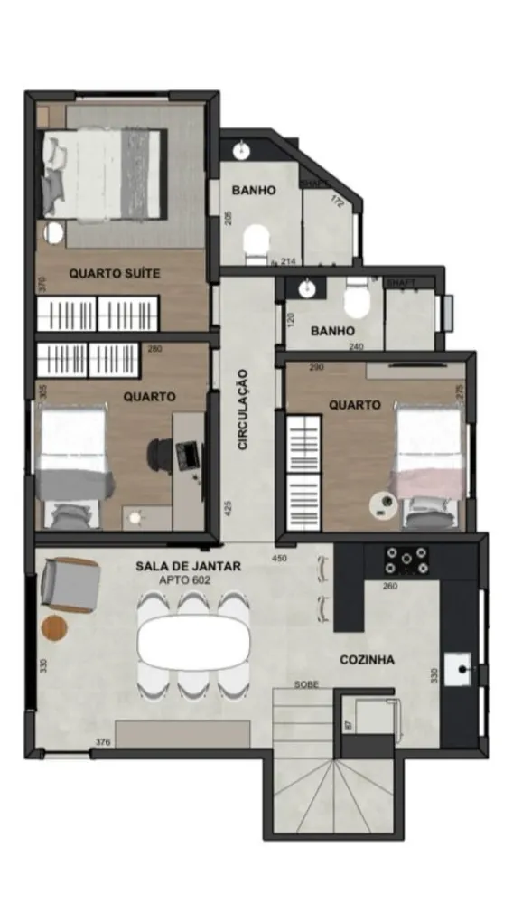 Cobertura, 3 quartos, 140 m² - Foto 2