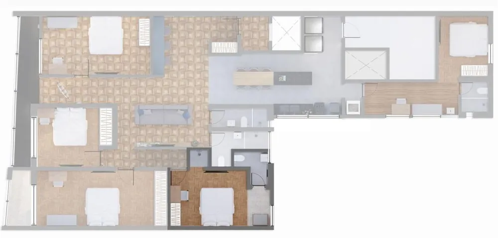 Apartamento, 5 quartos, 200 m² - Foto 7