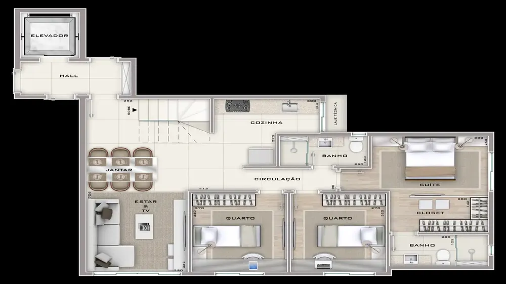 Cobertura, 3 quartos, 100 m² - Foto 11