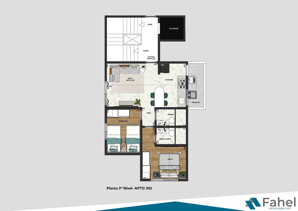 Cobertura à venda com 3 quartos, 96m² - Foto 3