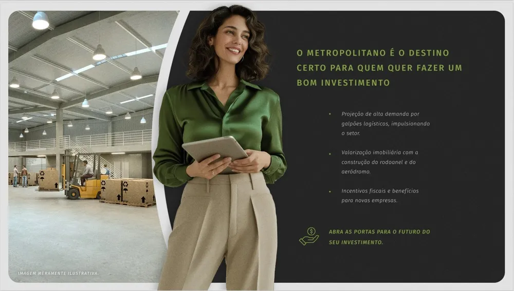 Depósito-Galpão, 1000 m² - Foto 1