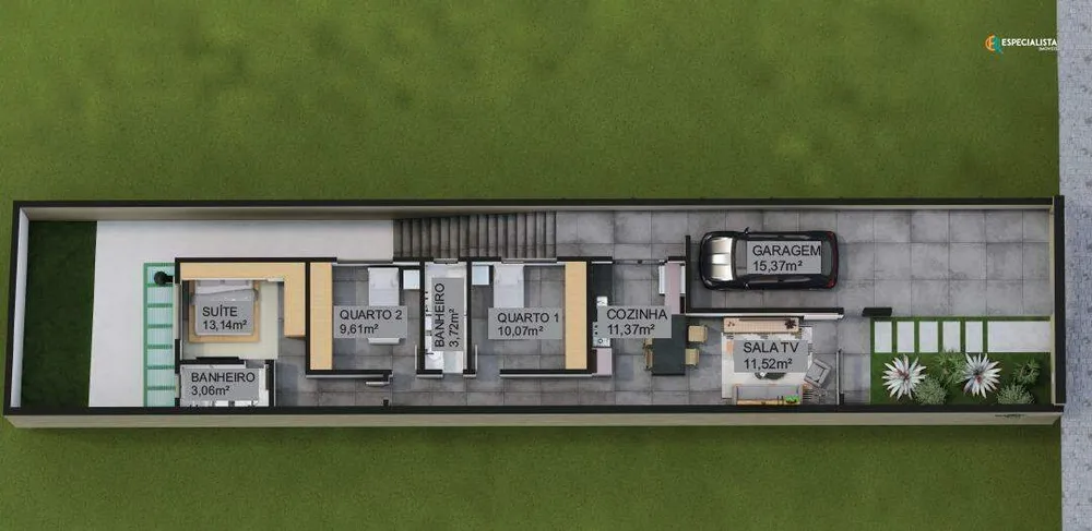 Casa, 3 quartos, 84 m² - Foto 14