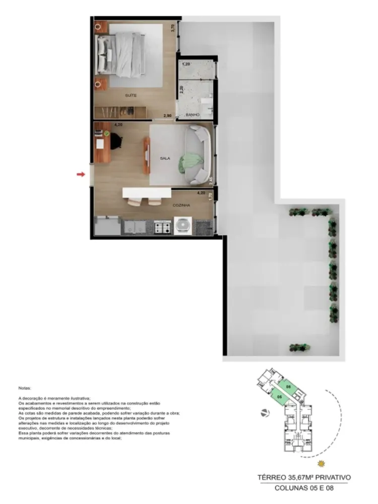 Apartamento, 1 quarto, 1200 m² - Foto 18
