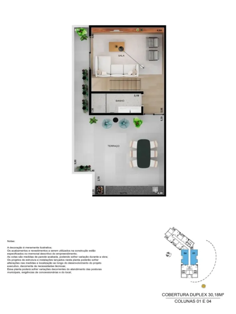 Apartamento, 1 quarto, 1200 m² - Foto 8