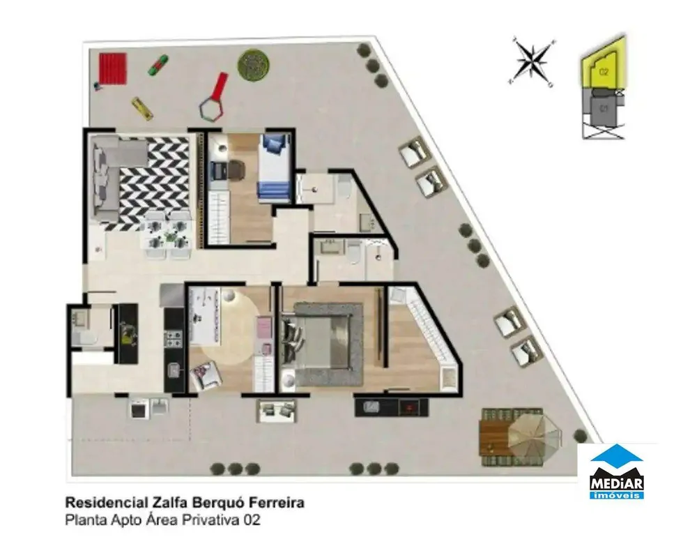 Apartamento, 2 quartos, 71 m² - Foto 6