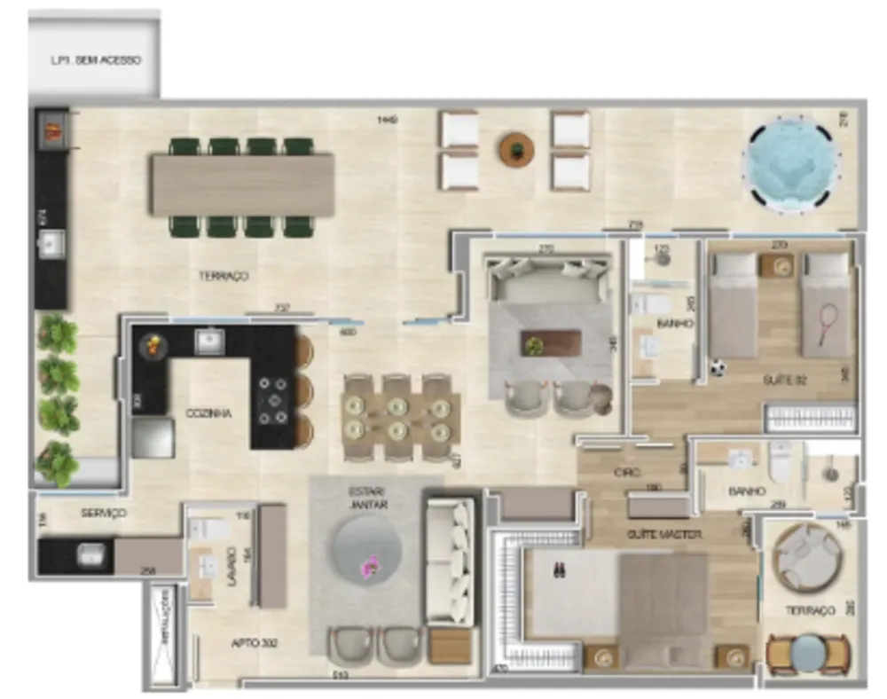 Apartamento, 2 quartos, 91 m² - Foto 2