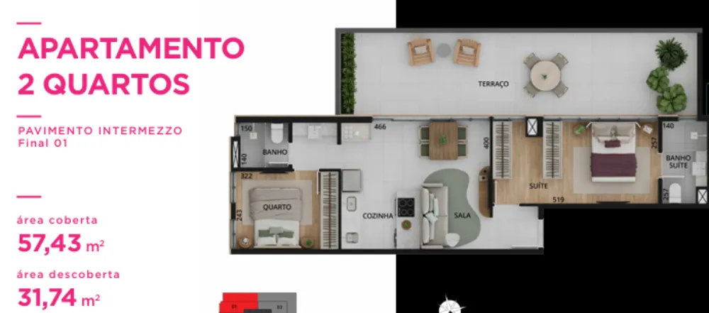 Apartamento, 2 quartos, 114 m² - Foto 5
