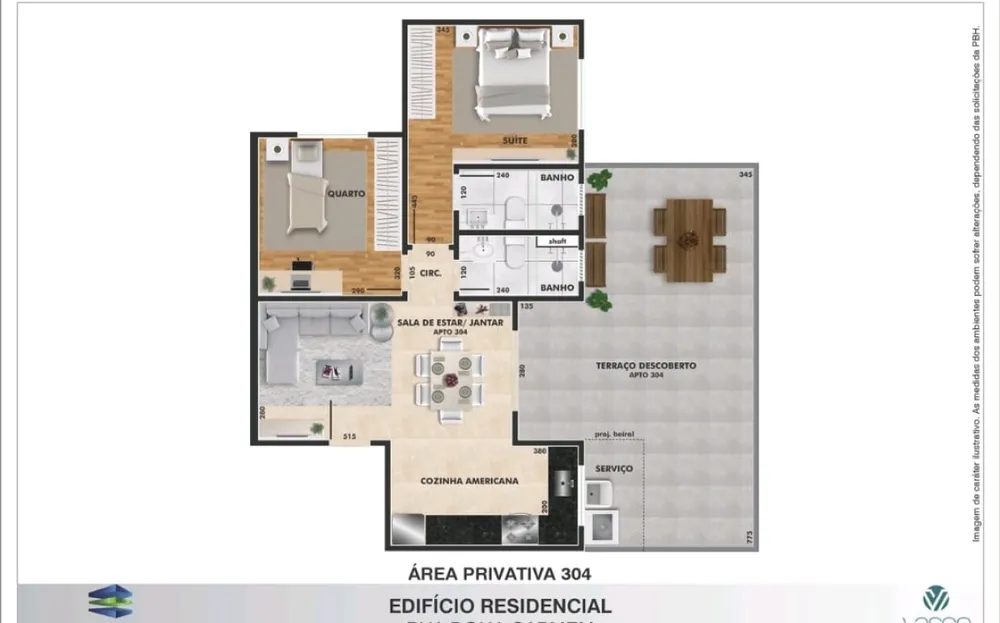 Apartamento, 2 quartos, 100 m² - Foto 12