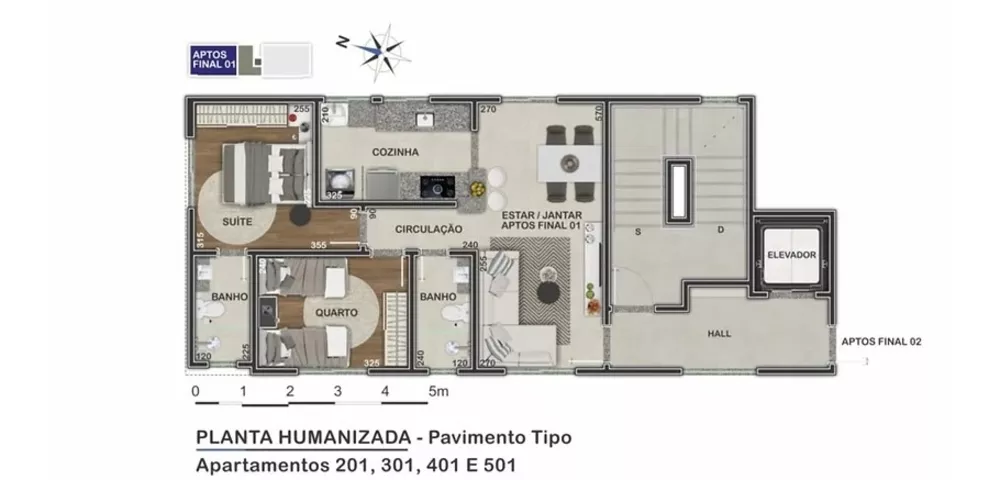 Cobertura à venda com 2 quartos, 112m² - Foto 3