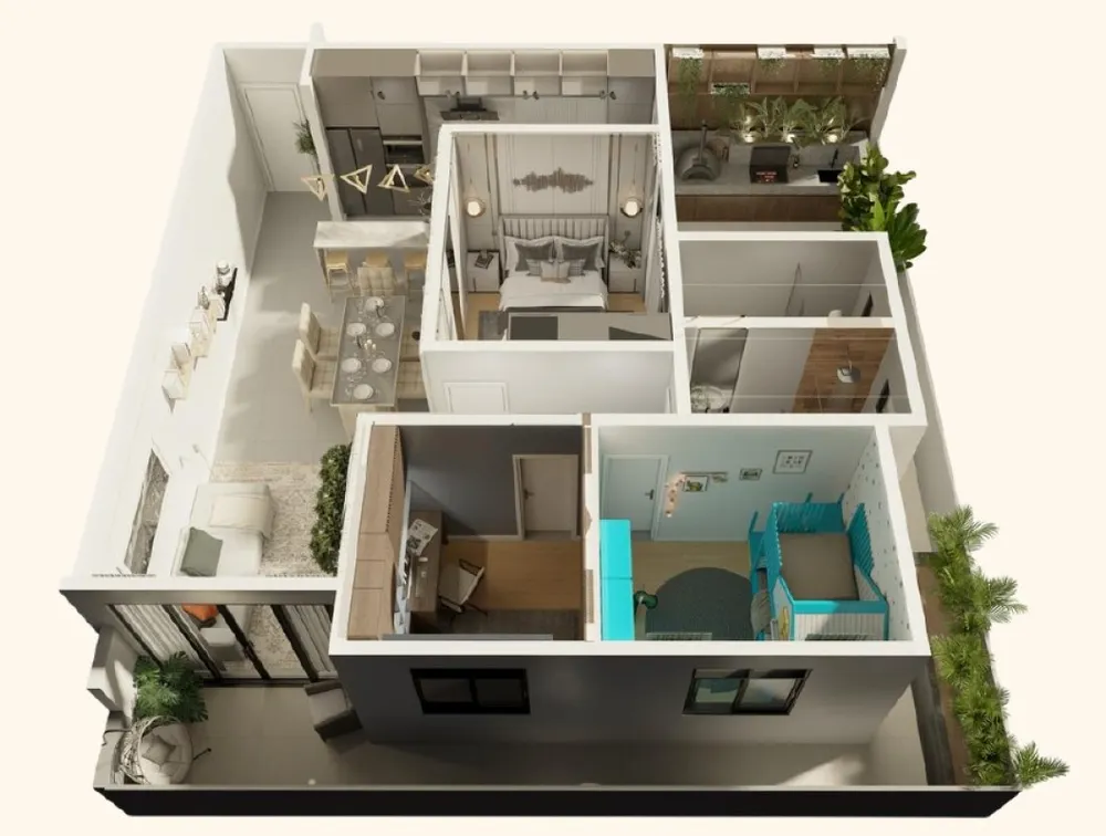 Apartamento, 3 quartos, 73 m² - Foto 2