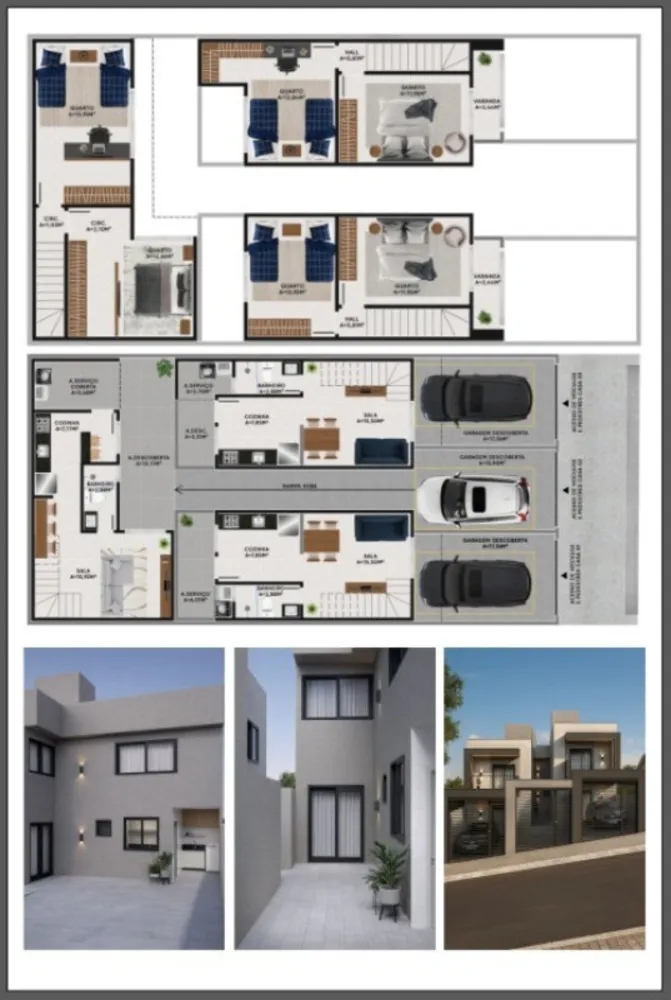 Casa, 2 quartos, 70 m² - Foto 1