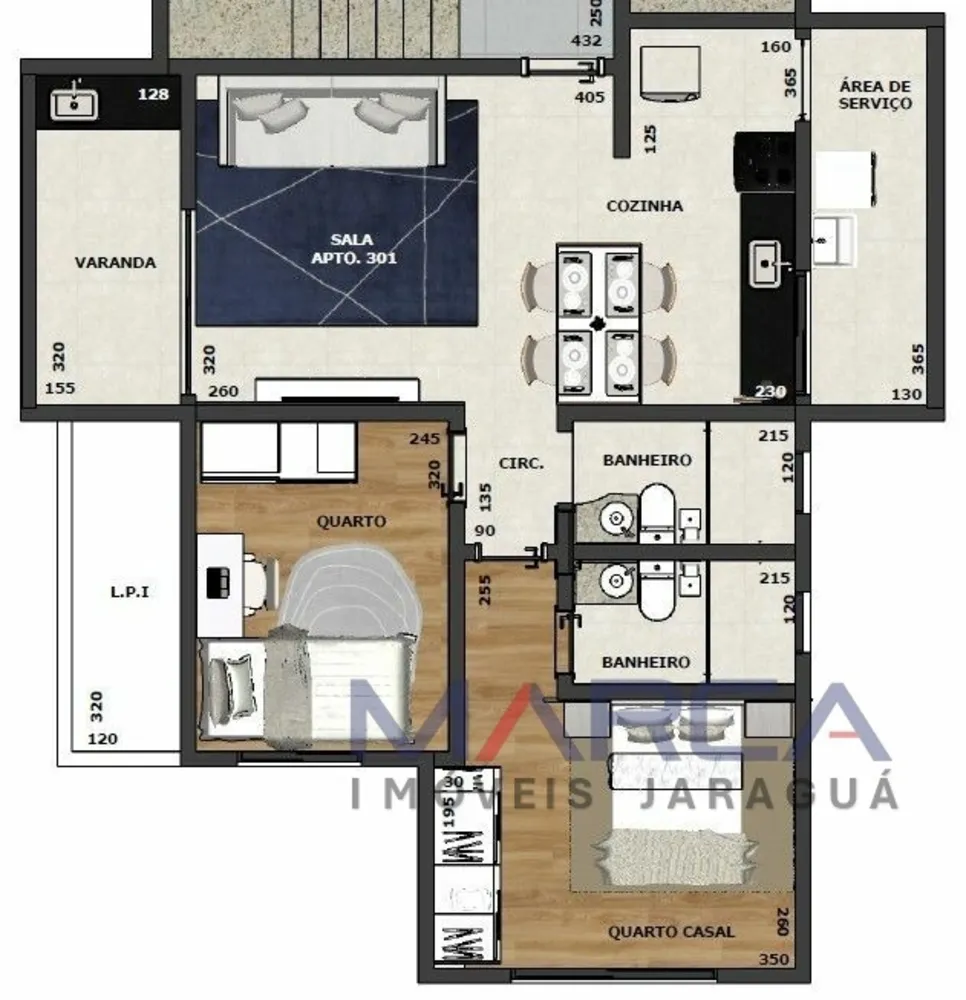Apartamento, 2 quartos, 61 m² - Foto 6