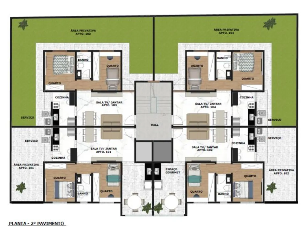 Apartamento, 2 quartos, 50 m² - Foto 14