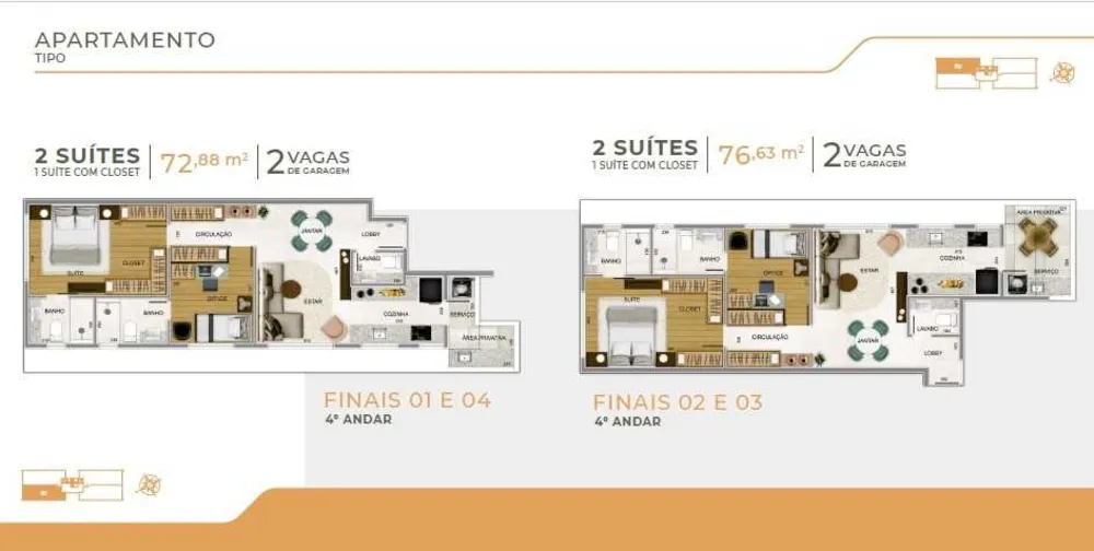 Apartamento, 2 quartos, 77 m² - Foto 12