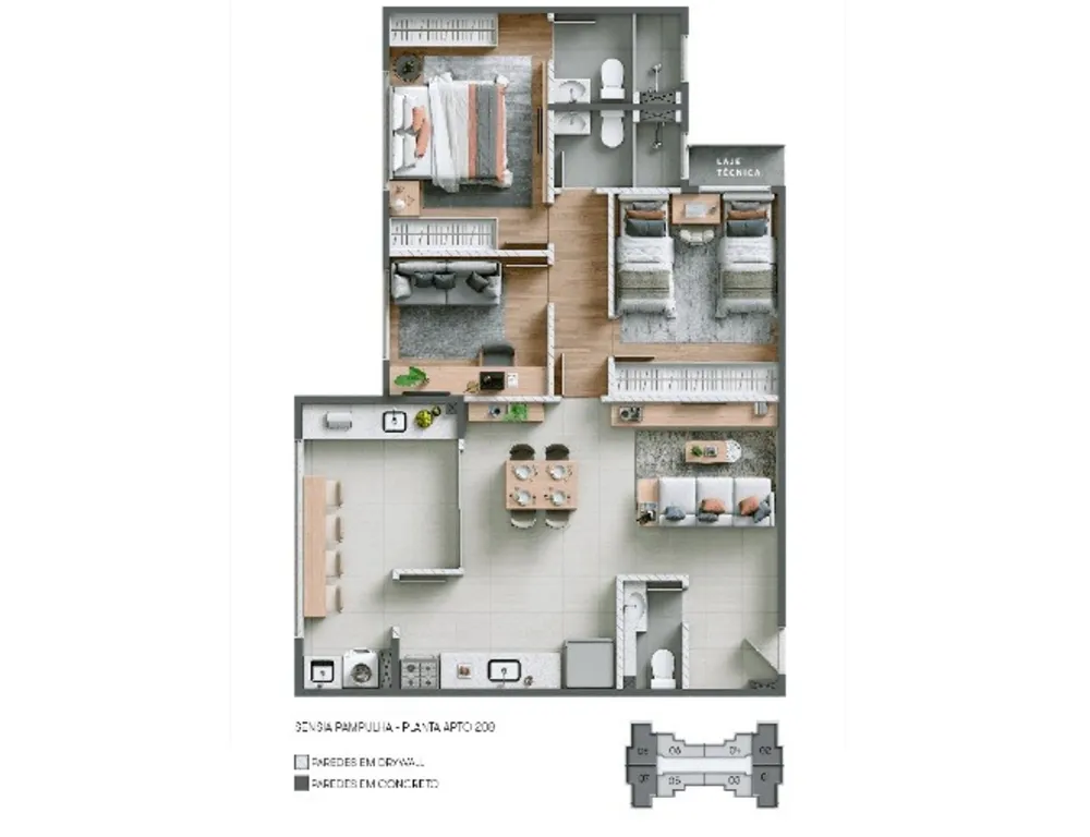 Apartamento, 3 quartos, 80 m² - Foto 19
