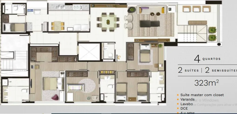 Apartamento, 4 quartos, 162 m² - Foto 7