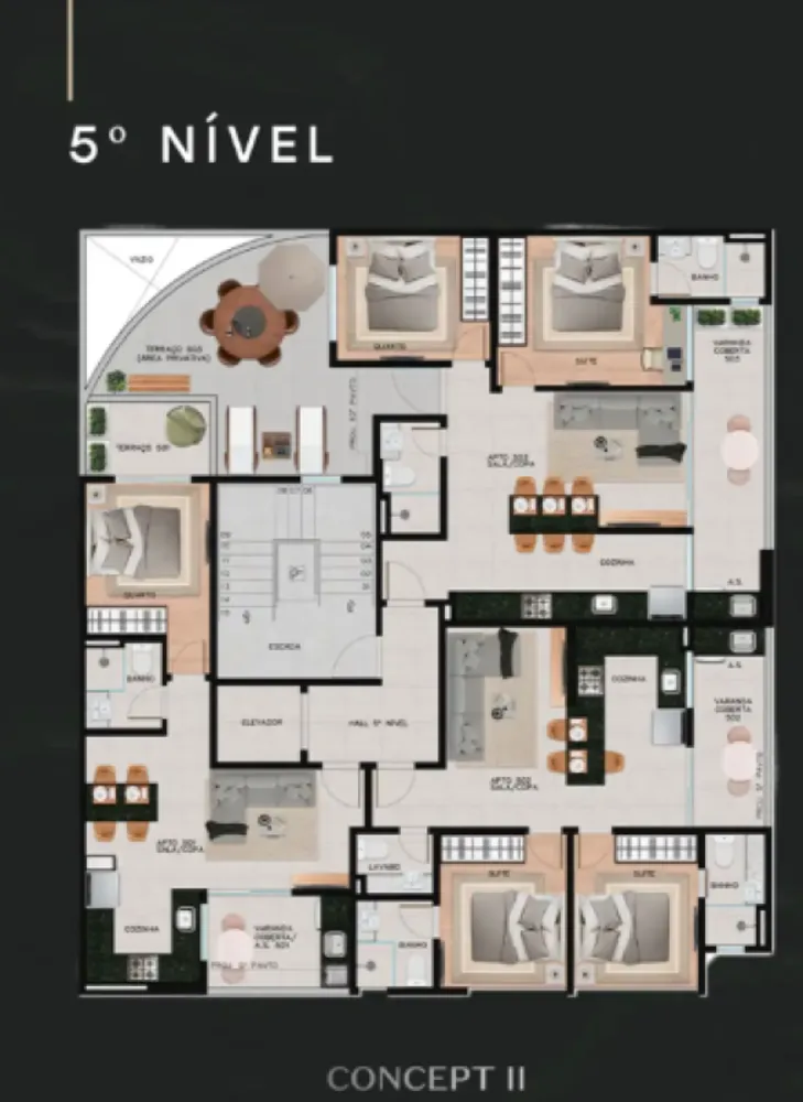 Apartamento, 2 quartos, 70 m² - Foto 3