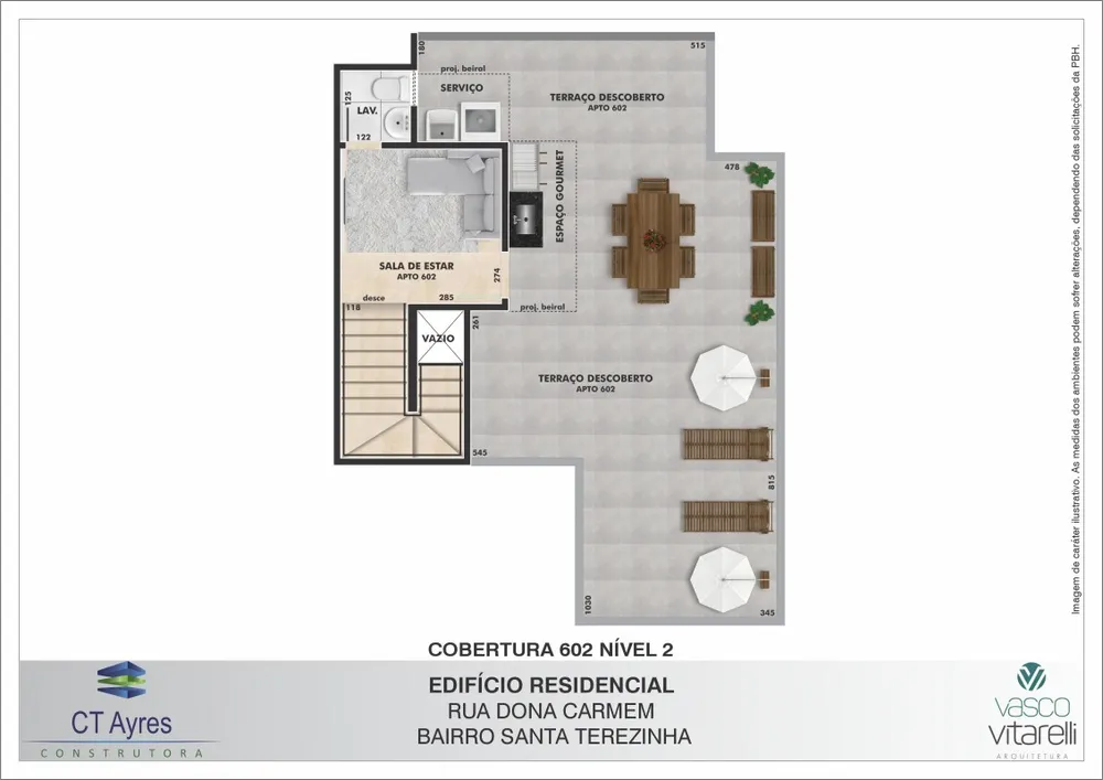 Cobertura, 2 quartos, 115 m² - Foto 8