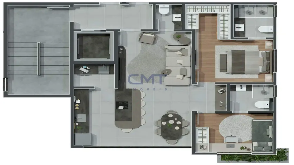 Cobertura, 2 quartos, 127 m² - Foto 6