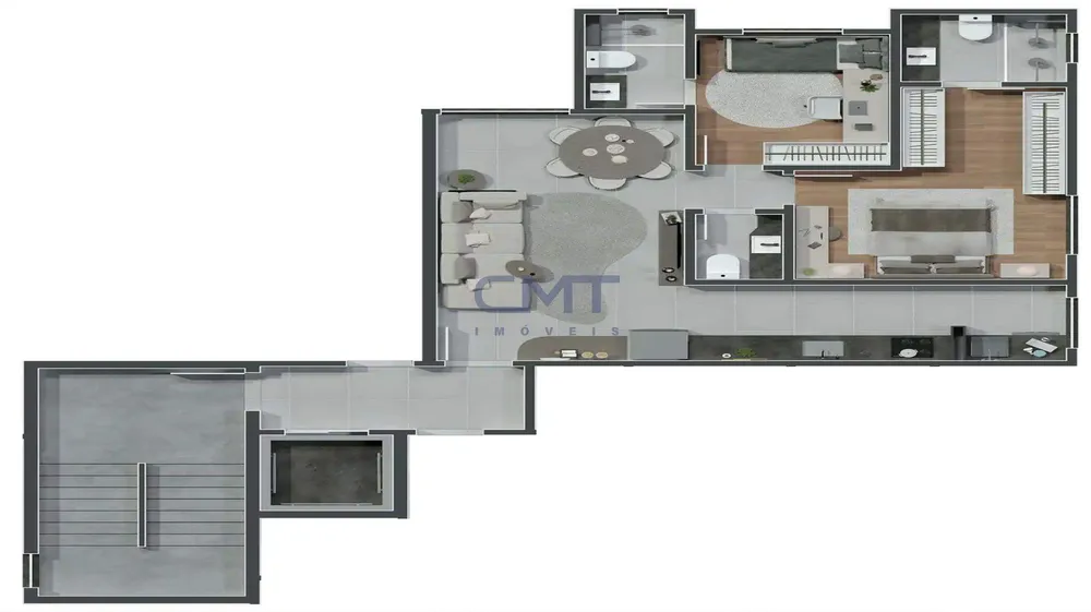 Cobertura, 2 quartos, 127 m² - Foto 8