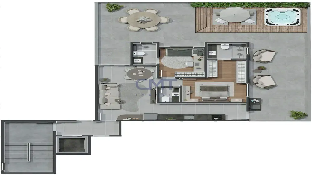 Cobertura, 2 quartos, 127 m² - Foto 5