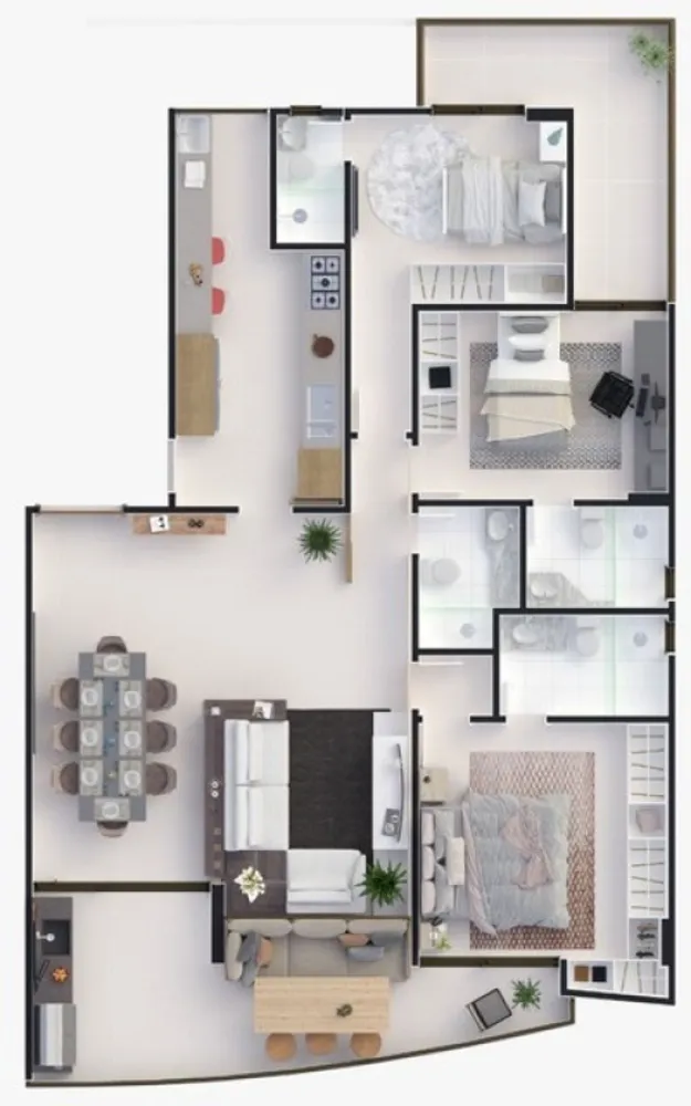 Apartamento, 4 quartos, 133 m² - Foto 11