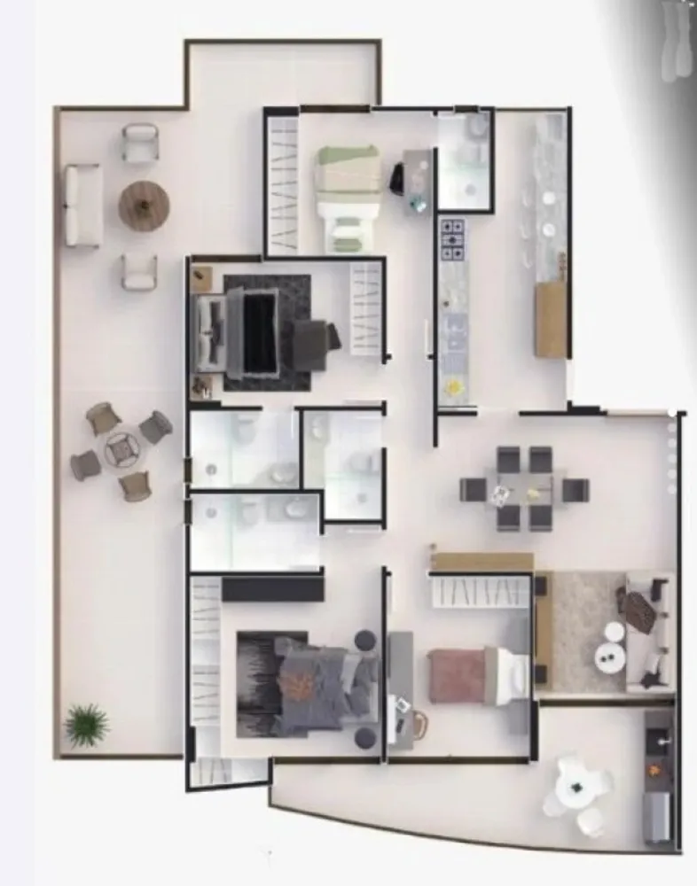 Apartamento, 4 quartos, 133 m² - Foto 12