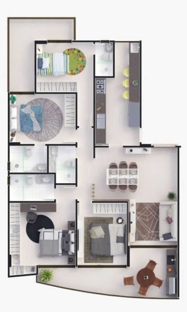 Apartamento, 4 quartos, 133 m² - Foto 10