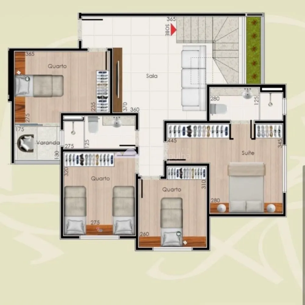 Apartamento, 4 quartos, 187 m² - Foto 2