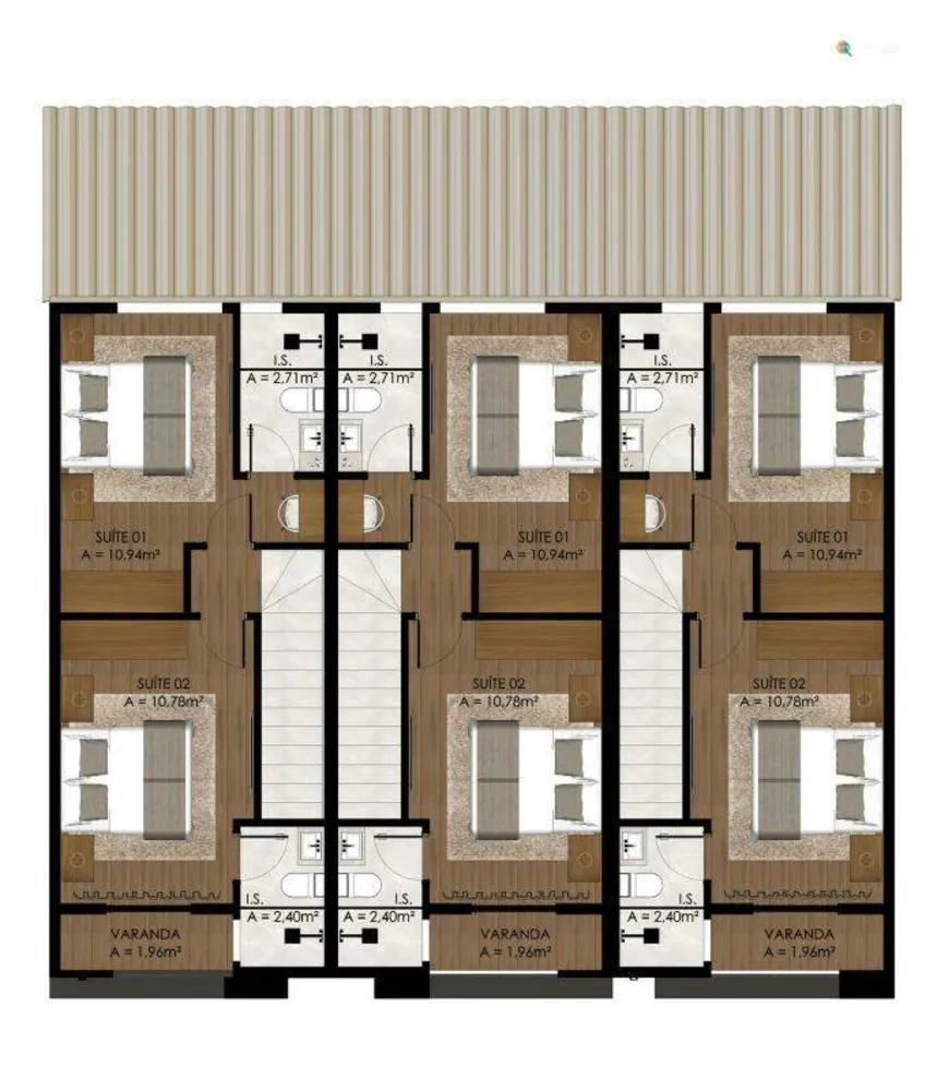 Casa, 2 quartos, 84 m² - Foto 10