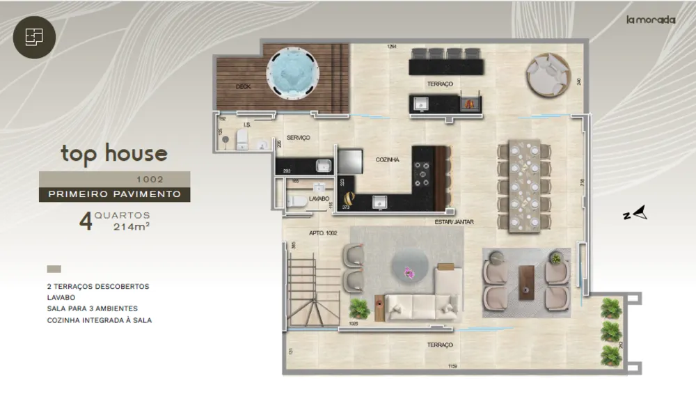 Cobertura, 3 quartos, 162 m² - Foto 4