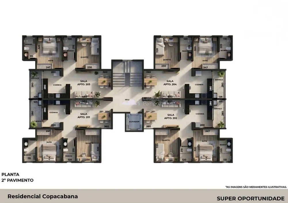 Apartamento, 2 quartos, 62 m² - Foto 1