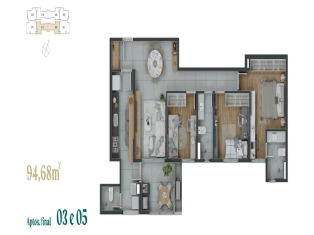 Apartamento, 3 quartos, 90 m² - Foto 14