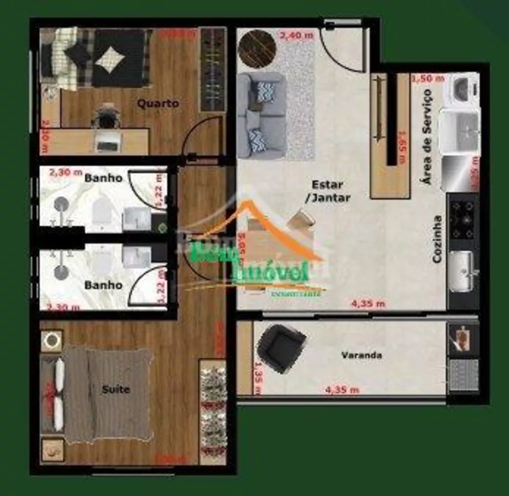 Apartamento à venda com 1 quarto, 58m² - Foto 25