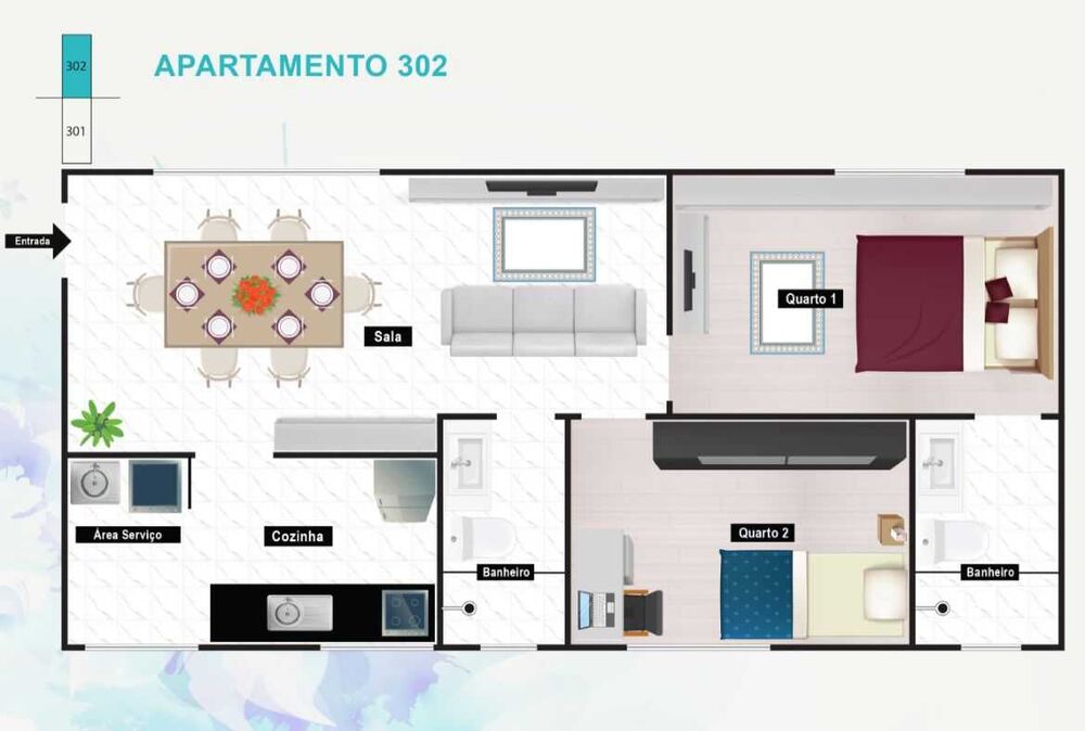 Apartamento à venda com 3 quartos, 56m² - Foto 9
