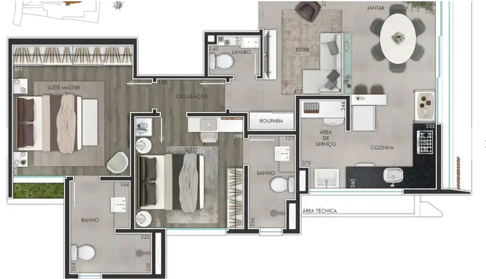 Apartamento, 2 quartos, 71 m² - Foto 5