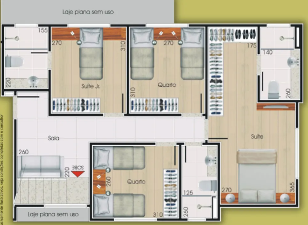 Cobertura, 4 quartos, 147 m² - Foto 1