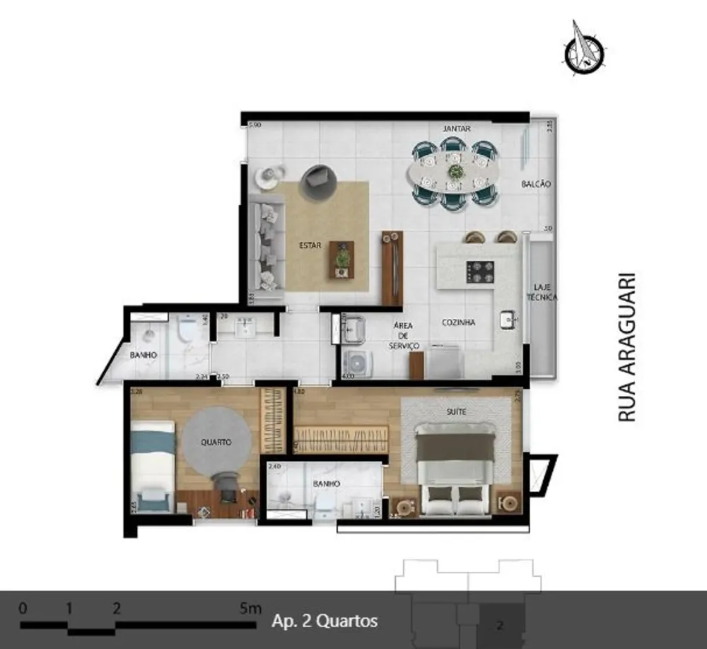 Apartamento, 2 quartos, 87 m² - Foto 8