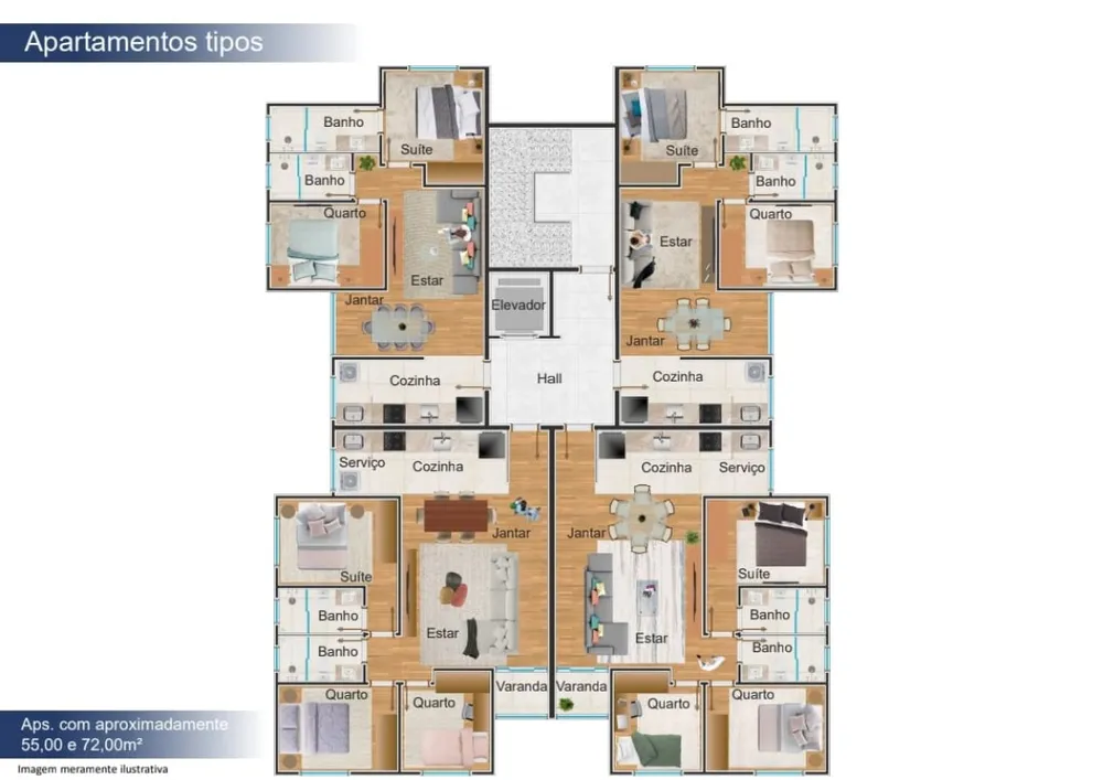 Apartamento, 2 quartos, 100 m² - Foto 4